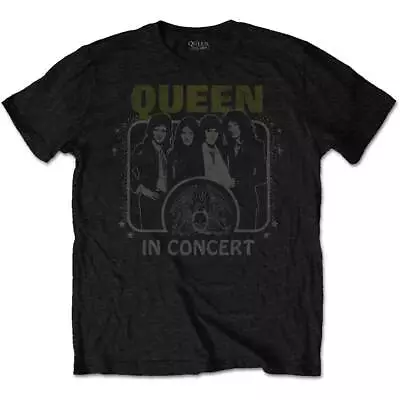 Buy Queen Live In Concert Bohemian Rhapsody Rock Official Tee T-Shirt Mens Unisex • 14.99£