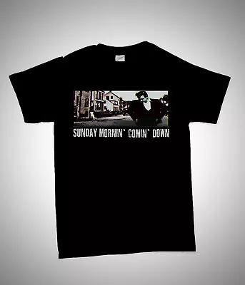 Buy Johnny Cash Sunday Mornin' Comin' Down Inspired T Shirt • 19.99£
