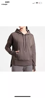 Buy ATHLETA Mission Hoodie Sweatshirt Shale Size Large • 42.01£