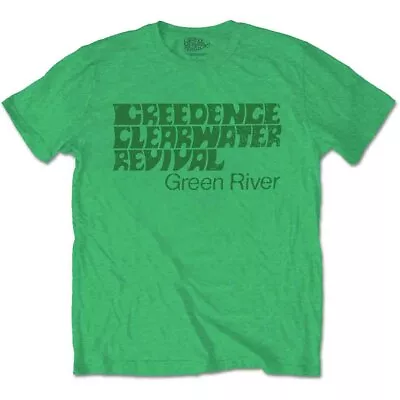 Buy Creedence Clearwater Green River Green Small Unisex T-Shirt NEW • 17.99£