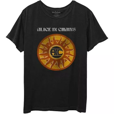 Buy Alice In Chains Circle Sun Vintage Official Tee T-Shirt Mens • 14.99£