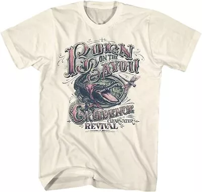 Buy Creedence Clearwater Revival Rock Band Adult Short Sleeve T-Shirt Vintage Style • 15.86£