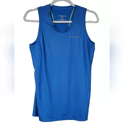 Buy Brooks Equilibrium Racerback II Running Tank Top Women's Blue Athletic Jersey, L • 18.67£