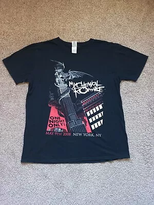 Buy *Rare* My Chemical Romance 2008 New York T-Shirt - Size L - Vintage Rock Emo • 14.99£