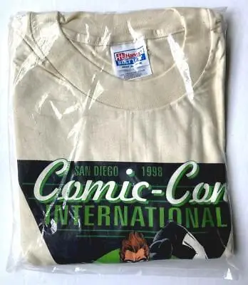 Buy SDCC 1998 Official Green Lantern Convention T Shirt Original Factory Sealed XL • 56.02£
