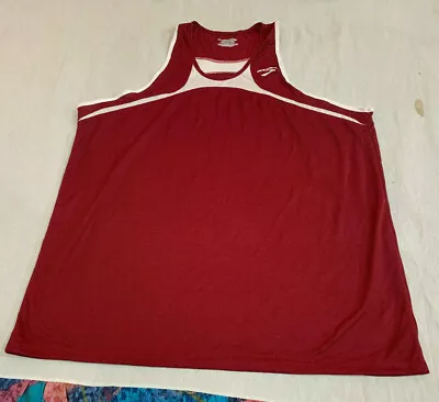 Buy Nwot Brooks Equilibrium Mens Athletic Racerback Sleeveless Shirt Size Xxl • 15.02£