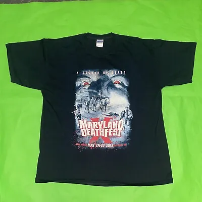 Buy Maryland DEATHFEST T Shirt 2012 Napalm Death Suffocation Saint Vitus Metal Band • 69.89£