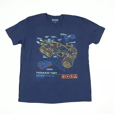 Buy Mass Effect Andromeda Nomad ND1 T-Shirt XL Lootwear Exclusive Blueprint NEW • 8.39£