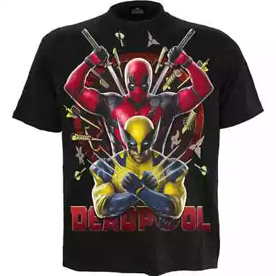 Buy OFFICIAL LICENSED DEAD POOL WOLVERINE BULLSEYE T-SHIRT Hit TV Series Game Move • 22.99£