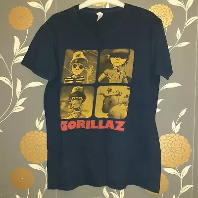 Buy Gorillaz Medium T-Shirt 2010 Escape To Plastic Beach World Tour 42inch Chest B • 34.99£