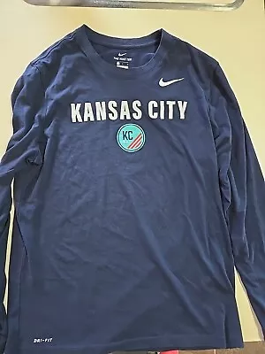 Buy Kansas City Current NWSL Original Logo Shirt Long Sleeve Used Size Large  • 7.78£