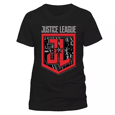 Buy Official Dc Comics - Justice League Symbol/ Shield & Characters T-shirt (new) • 12.99£