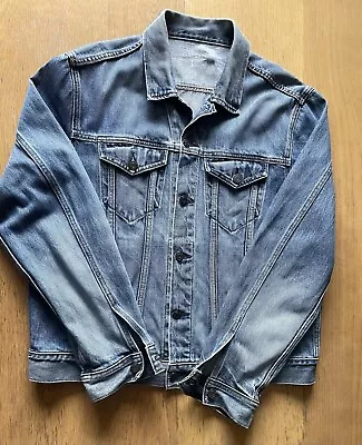 Buy Blue Denim Jean Jacket By GAP Size L (44inch) • 6£