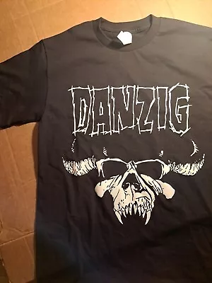 Buy Danzig T Shirt Mens Small Punk Rock Band Arts Skull Logo Printed Unworn Original • 9.31£