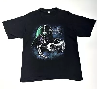 Buy Vintage 1995 Star Wars Darth Vader T-shirt Lucas Film • 40£