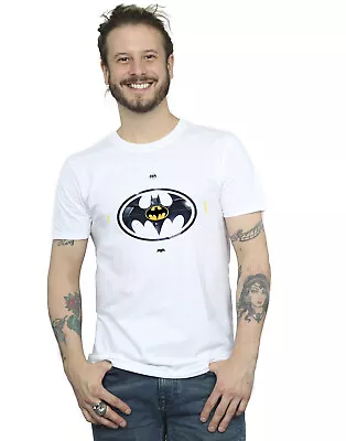Buy DC Comics Men's The Flash Batman Metal Logo T-Shirt • 14.98£