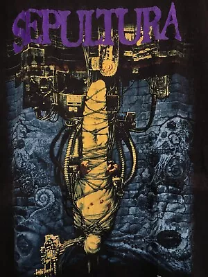 Buy Rare Sepultura Chaos A.D 90s All Size Shirt Gift Fans B173 • 16.84£