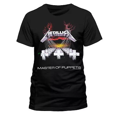 Buy Metallica Licensed Master Of Puppets Tee T-Shirt +backprint Men • 15.33£