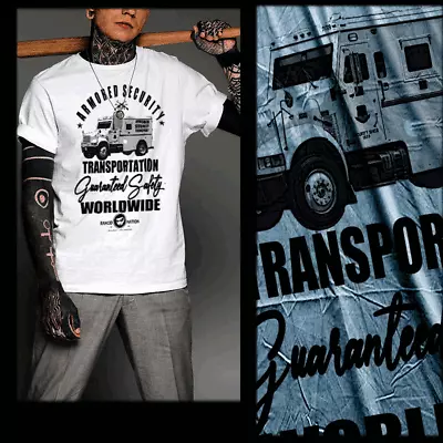 Buy Gangster T-shirt Money Truck Urban Hip Hop Hustle Mafia Mob Thug White Tee  • 18.63£