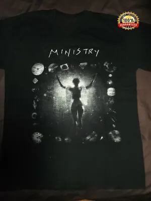 Buy Ministry Psalm 69 T-Shirt Short Sleeve Black Cotton Men Size S To 4XL • 15.86£