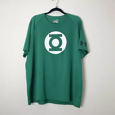 Buy Under Armour HeatGear Loose DC Comics Original Green Lantern T-Shirt Size XL • 49.99£