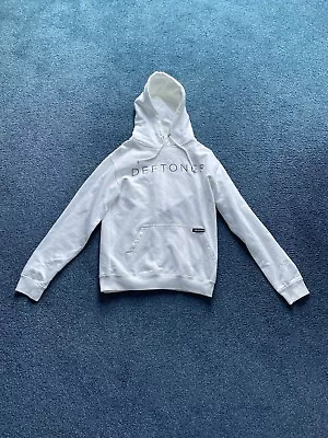 Buy Deftones: Men's Pullover White Hoodie - Size XS • 49.99£