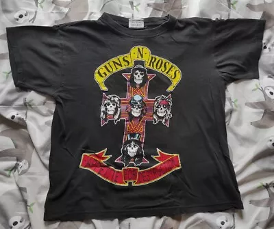 Buy Vintage Guns N Roses Appetite For Destruction Shirt M/L RARE  • 50£