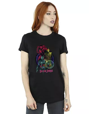 Buy Marvel Women's Doctor Strange Rainbow Boyfriend Fit T-Shirt • 13.99£