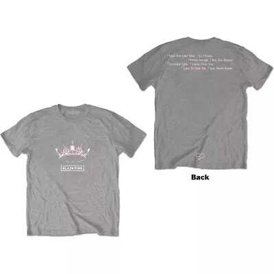 Buy Blackpink The Album - Crown Grey Official Tee T-Shirt Mens Unisex • 16.06£