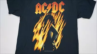 Buy ACDC Bonfire 1998 Tour, 2 Sided, Vintage Graphic 100% Cotton Shirt S-5XL 103292 • 15.86£