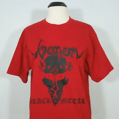Buy VENOM Black Metal L LARGE T-Shirt Red Mens • 21.97£