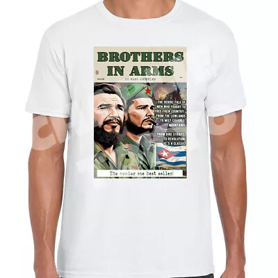 Buy Dire Straits Inspired T-Shirt Che Guevara Fidel Castro Mash Up Original Design • 10.99£