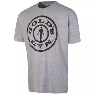 Buy Golds Gym Mens T-Shirt Basic Logo Short Sleeve Crew Neck Bodybuilding Top Tee • 18.45£