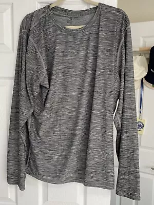 Buy TYR Men's Airtec Long Sleeve Shirt Size XL Heather Grey NWT MSRP $59-$69 • 46.67£