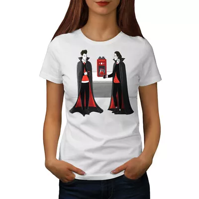 Buy Wellcoda Vampire Drink Blood Machine Womens T-shirt • 17.99£