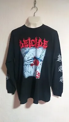 Buy Deicide Once Upon Long Sleeve T Shirt Death Metal Morbid Angel Cannibal Corpse • 28.01£