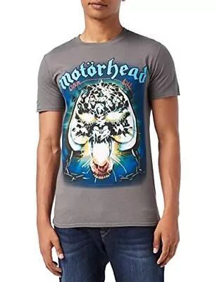 Buy Motorhead Men's Overkill T-Shirt, Grey, Medium • 18.97£