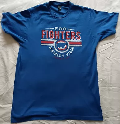 Buy Foo Fighters Wrigley Field Chicago Cubs 2015 T-shirt Size M • 15£