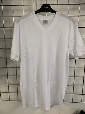 Buy Mens 100%cotton  V Neck Tee Shirt Byford London Brand New Light Weight  Size L • 5£