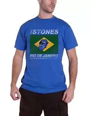 Buy The Rolling Stones T Shirt Copacabana 2006 Band Logo New Official Royal Blue • 16.95£