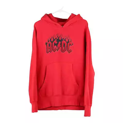 Buy ACDC Unbranded Hoodie - Large Red Cotton Blend • 11.39£