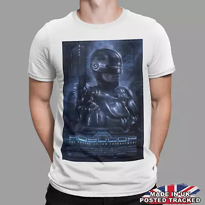 Buy Robocop T-Shirt Retro Vintage Classic Movie Tee Gift Film UK Poster  SCI Fi Blue • 7.99£