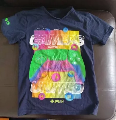 Buy Kids Gamer T Shirt Gamers United Small Age 10 - 11  Years Gaming Gift Gamer  • 5£