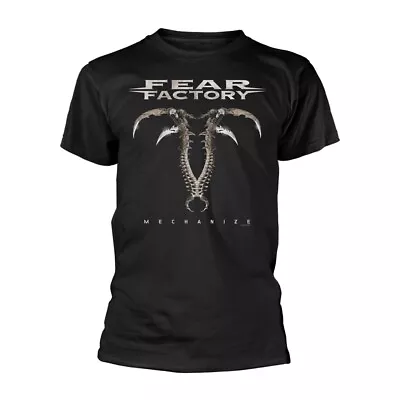 Buy FEAR FACTORY MECHANIZE T-Shirt, Front & Back Print Medium BLACK • 22.88£