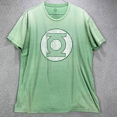 Buy Green Lantern DC Comics Men Extra Large Graphic Tee Burnout Green • 6.29£