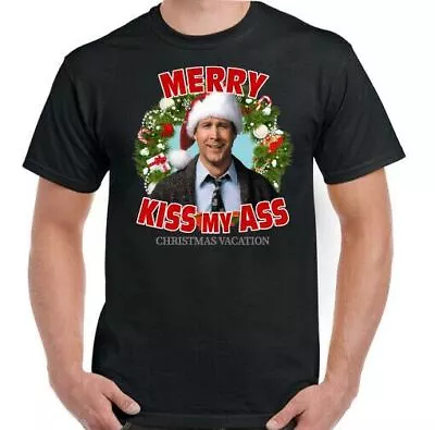 Buy GRISWOLD CHRISTMAS T-SHIRT Merry Kiss My Ass National Lampoons XMAS Vacation Top • 10.99£