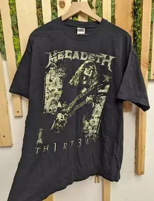 Buy Gildan Men's Megadeth Thirteen Band Graphic Shirt • 19.32£