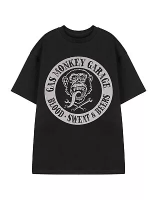 Buy Gas Monkey Garage Black Blood Sweat & Beers Short Sleeved T-Shirt (Mens) • 16.95£