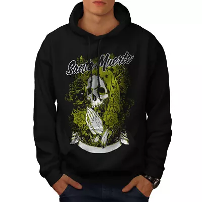 Buy Wellcoda Santa Muerte Skull Death Mens Hoodie • 28.99£