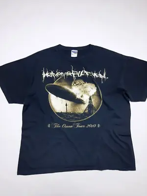 Buy Heaven Shall Burn Metal Rock Band Tee The Omen Tour 2010 Size XL • 46.68£